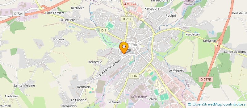 localisation de l'entreprise MONSIEUR JEROME NZAOU POUABOU  LOCMINE