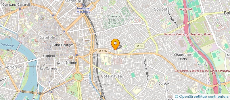 localisation de l'entreprise MONSIEUR JEROME OBIERTI  TOULOUSE