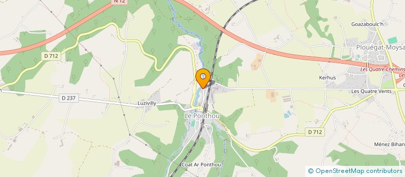 localisation de l'entreprise MONSIEUR JEROME OBINO  PLOUIGNEAU