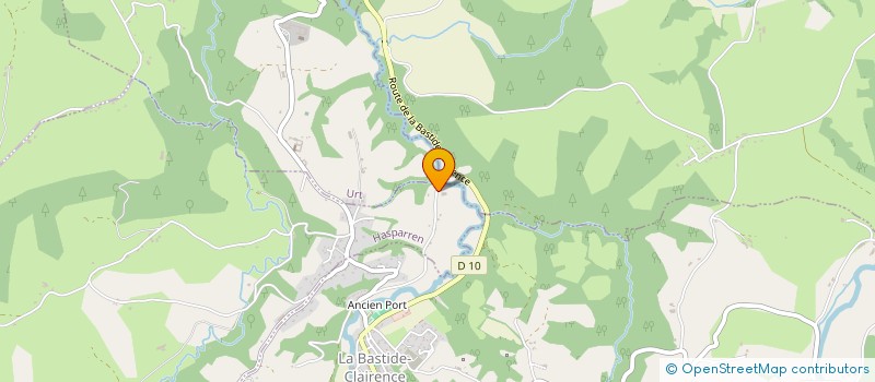 localisation de l'entreprise MONSIEUR JEROME OLHASQUE  HASPARREN