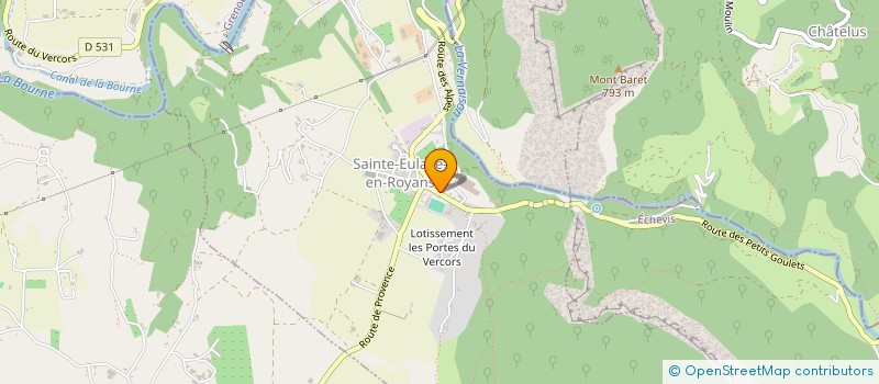 localisation de l'entreprise MONSIEUR JEROME OLIERO  SAINTE-EULALIE-EN-ROYANS