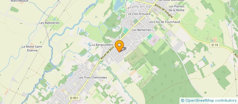 localisation de l'entreprise MONSIEUR JEROME OLLIVIER à LAILLY-EN-VAL