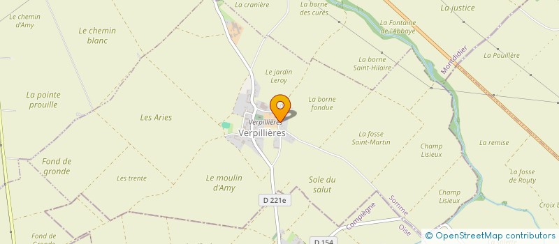 localisation de l'entreprise MONSIEUR JEROME OMNES  VERPILLIERES