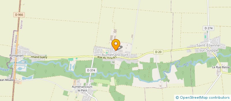 localisation de l'entreprise MONSIEUR JEROME ONY  AUMENANCOURT