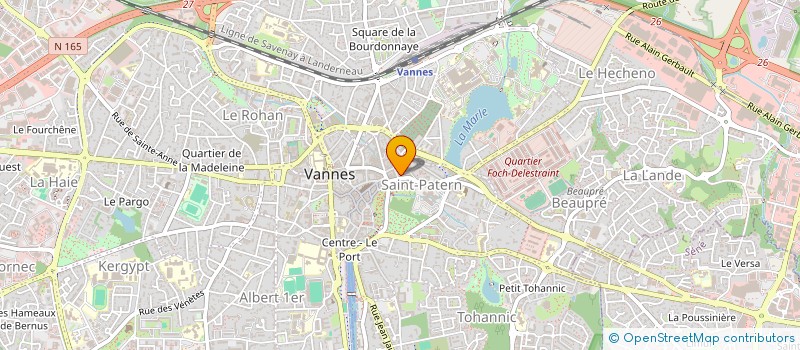 localisation de l'entreprise MONSIEUR JEROME ORGEBIN à VANNES