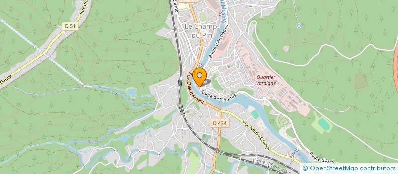 localisation de l'entreprise MONSIEUR JEROME OUDRY  EPINAL