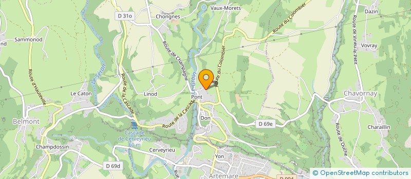 localisation de l'entreprise MONSIEUR JEROME PADEY à VALROMEY-SUR-SERAN