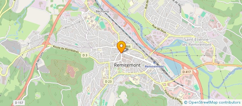 localisation de l'entreprise MONSIEUR JEROME PADOX  REMIREMONT