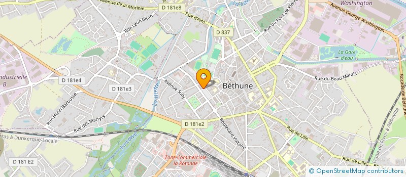 localisation de l'entreprise MONSIEUR JEROME PAGNIEZ à BETHUNE