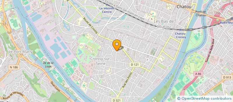 localisation de l'entreprise MONSIEUR JEROME PAILLET  CROISSY-SUR-SEINE