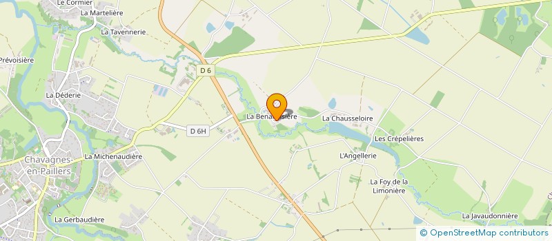 localisation de l'entreprise MONSIEUR JEROME PAILLET à CHAVAGNES-EN-PAILLERS