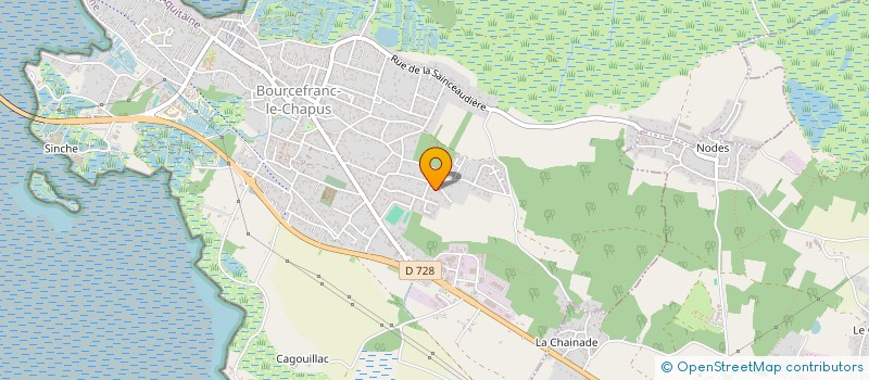 localisation de l'entreprise MONSIEUR JEROME PAJOT  BOURCEFRANC-LE-CHAPUS