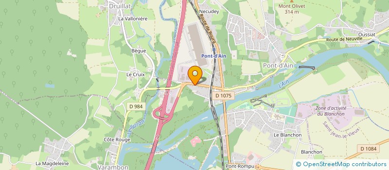 localisation de l'entreprise MONSIEUR JEROME PALKOVICS à PONT-D'AIN