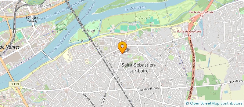 localisation de l'entreprise MONSIEUR JEROME PALMENTIER  SAINT-SEBASTIEN-SUR-LOIRE