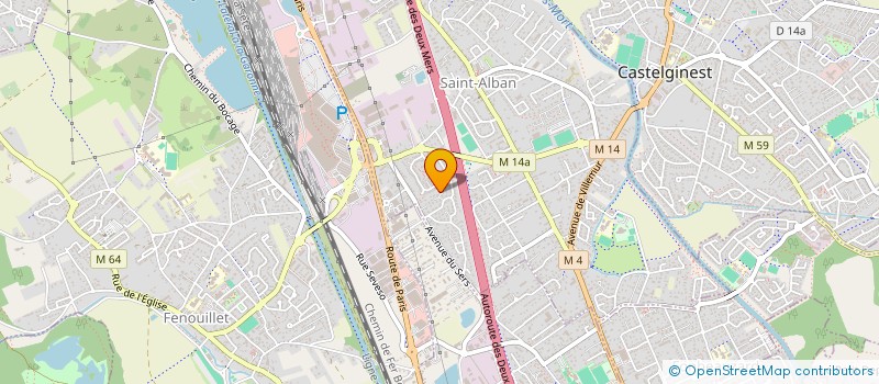 localisation de l'entreprise MONSIEUR JEROME PANISI  SAINT-ALBAN