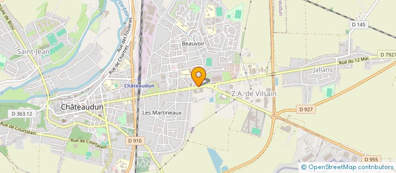 localisation de l'entreprise MONSIEUR JEROME PANNETIER à CHATEAUDUN