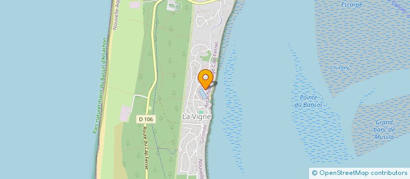 localisation de l'entreprise MONSIEUR JEROME PAOLI à LEGE-CAP-FERRET