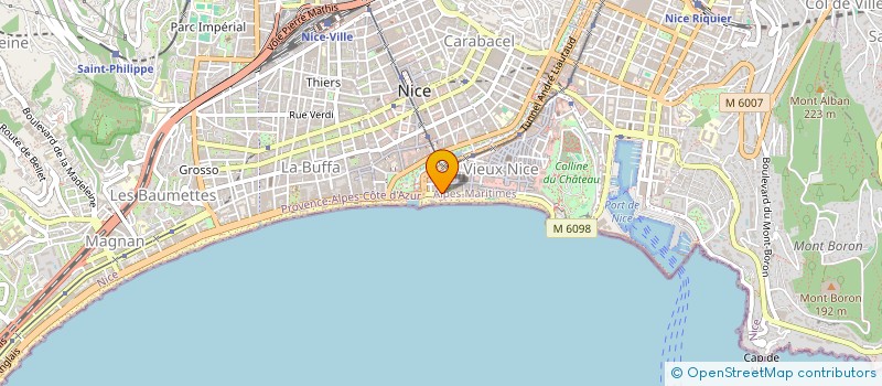 localisation de l'entreprise MONSIEUR JEROME PAOLINI  NICE