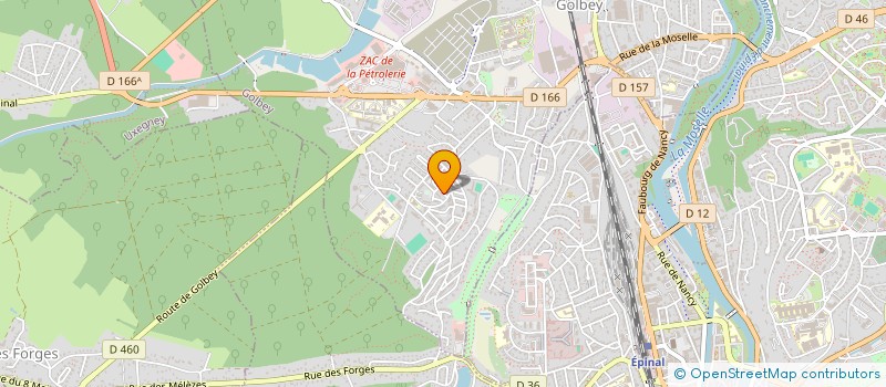 localisation de l'entreprise MONSIEUR JEROME PARADIS  GOLBEY