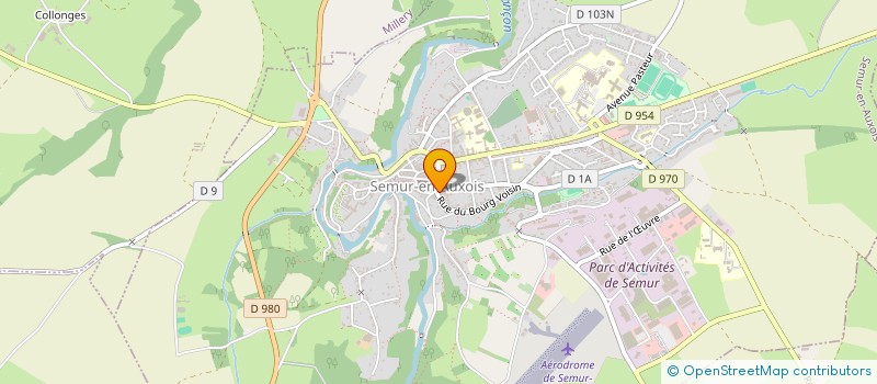 localisation de l'entreprise MONSIEUR JEROME PASCAL à SEMUR-EN-AUXOIS