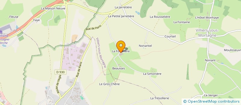localisation de l'entreprise MONSIEUR JEROME PASQUERT à VILLIERS-SOUS-MORTAGNE