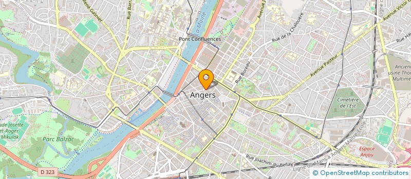 localisation de l'entreprise MONSIEUR JEROME PASQUIER à ANGERS