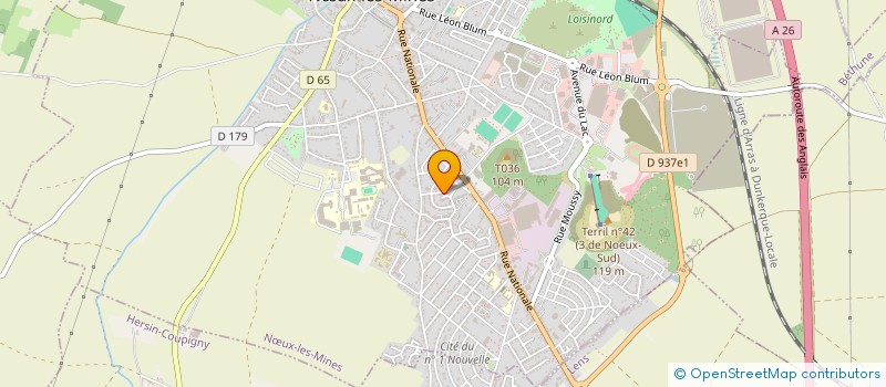 localisation de l'entreprise MONSIEUR JEROME PATOU  NUX-LES-MINES