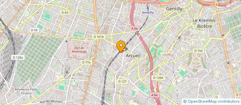 localisation de l'entreprise MONSIEUR JEROME PATTE à ARCUEIL
