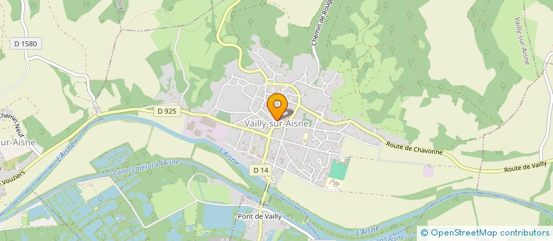 localisation de l'entreprise MONSIEUR JEROME PAVOL  VAILLY-SUR-AISNE