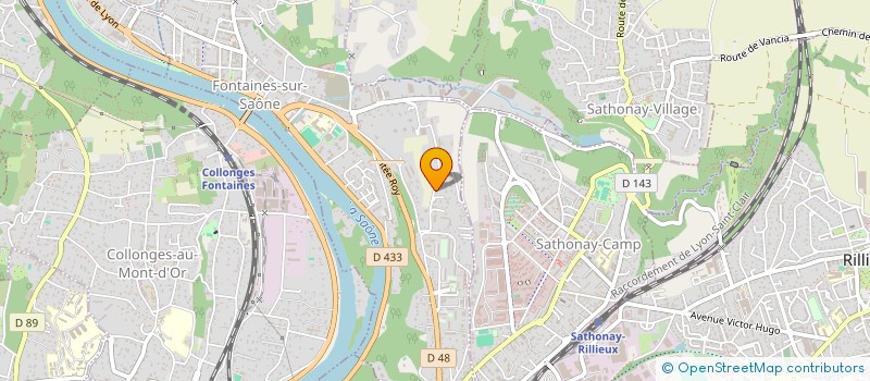 localisation de l'entreprise MONSIEUR JEROME PAYEN  FONTAINES-SUR-SAONE