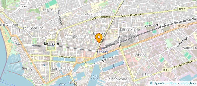 localisation de l'entreprise MONSIEUR JEROME PAYOT à LE HAVRE