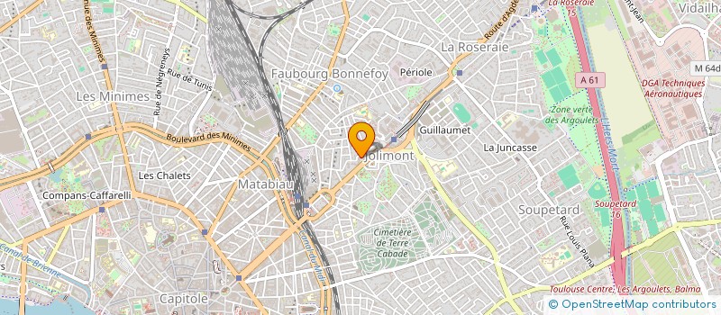 localisation de l'entreprise MONSIEUR JEROME PEGURET à TOULOUSE
