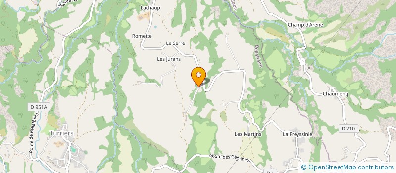 localisation de l'entreprise MONSIEUR JEROME PELISSOU  BELLAFFAIRE