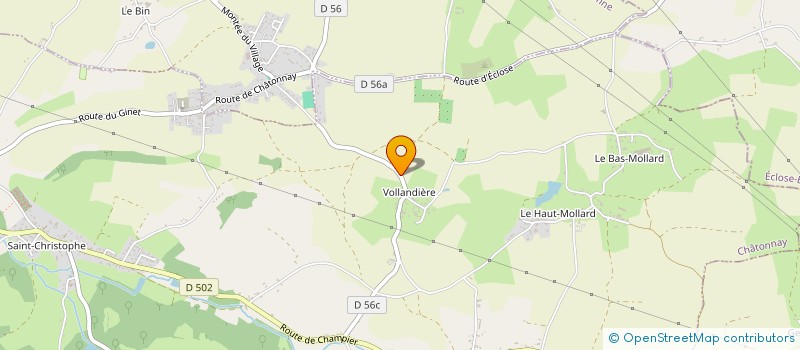 localisation de l'entreprise MONSIEUR JEROME PELLER  CHATONNAY