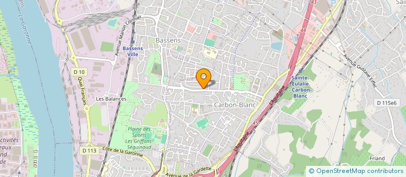 localisation de l'entreprise MONSIEUR JEROME PELLETIER  CARBON BLANC