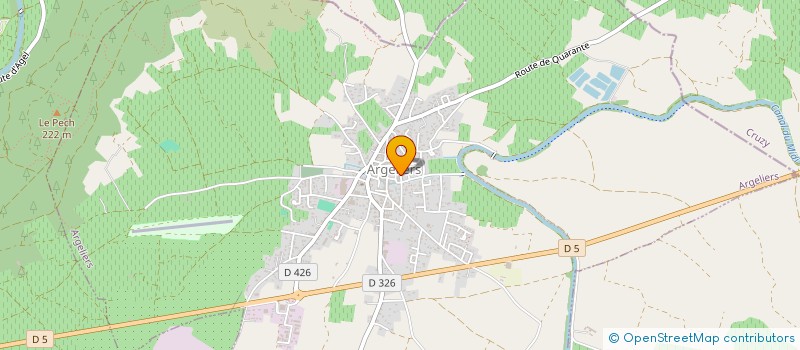 localisation de l'entreprise MONSIEUR JEROME PELOUS  ARGELIERS