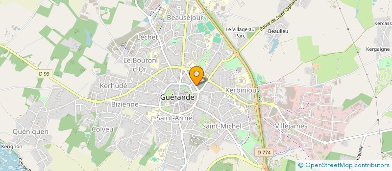 localisation de l'entreprise MONSIEUR JEROME PENOT  GUERANDE