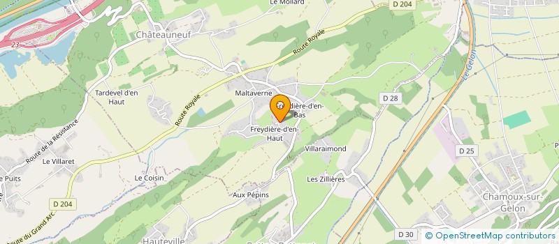 localisation de l'entreprise MONSIEUR JEROME PEPIN à CHATEAUNEUF
