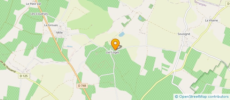 localisation de l'entreprise MONSIEUR JEROME PERDRIAU  TERRANJOU