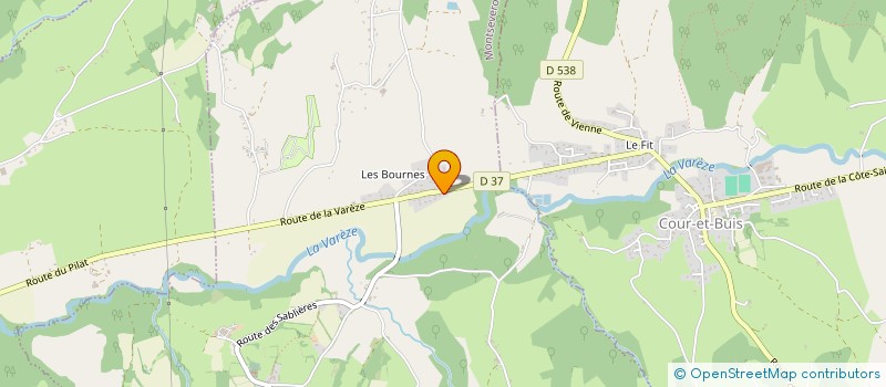 localisation de l'entreprise MONSIEUR JEROME PEREIRA  MONTSEVEROUX