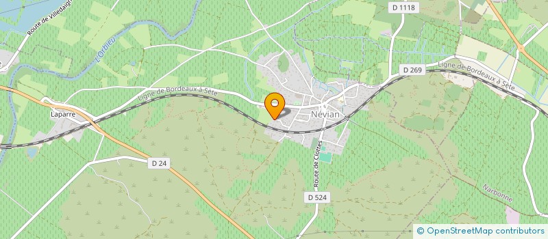 localisation de l'entreprise MONSIEUR JEROME PERELLO  NEVIAN