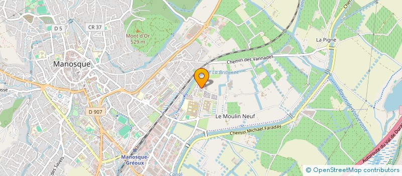 localisation de l'entreprise MONSIEUR JEROME PERETTI à MANOSQUE