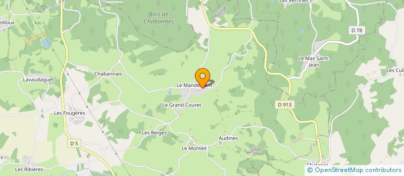 localisation de l'entreprise MONSIEUR JEROME PERMENAS à NAILLAT