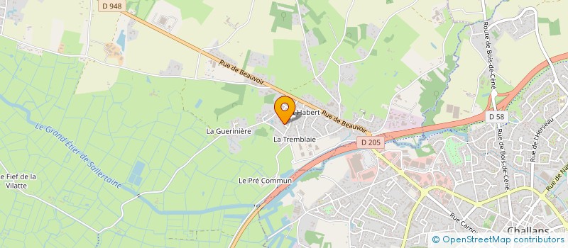 localisation de l'entreprise MONSIEUR JEROME PEROLLE à CHALLANS