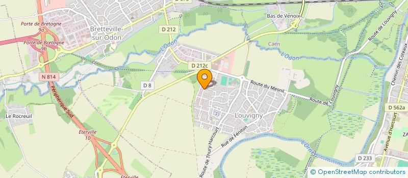 localisation de l'entreprise MONSIEUR JEROME PERON  LOUVIGNY