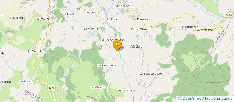 localisation de l'entreprise MONSIEUR JEROME PERRET à MONTROTTIER