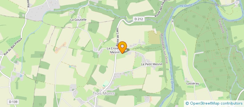 localisation de l'entreprise MONSIEUR JEROME PERRET  VAL D'ARRY