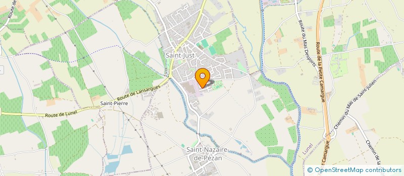 localisation de l'entreprise MONSIEUR JEROME PERRIER  SAINT-JUST