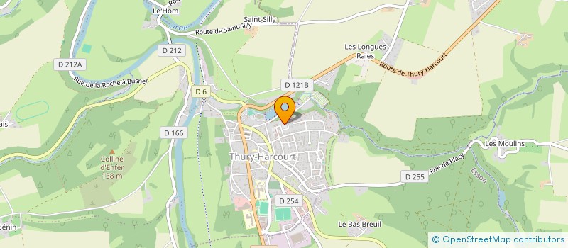 localisation de l'entreprise MONSIEUR JEROME PERRINE  THURY-HARCOURT-LE-HOM