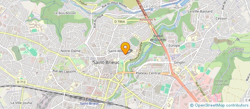 localisation de l'entreprise MONSIEUR JEROME PERRIO à SAINT-BRIEUC